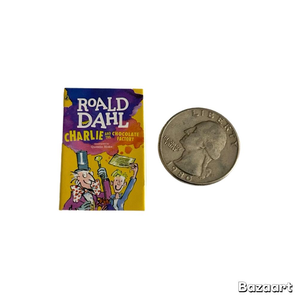 Mini Brands Books Charlie and the Chocolate Factory by Roald Dahl Paperback New
